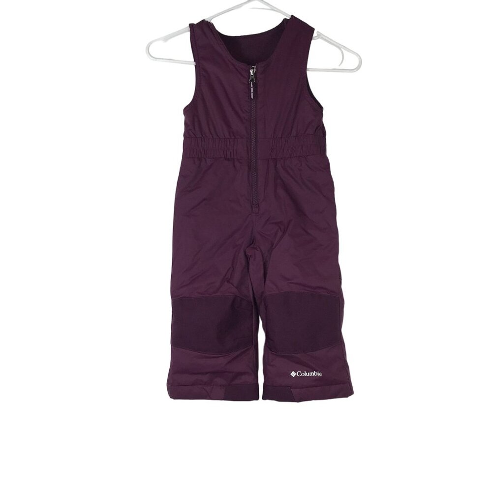 Columbia Kids Plum Purple Snow Bibs